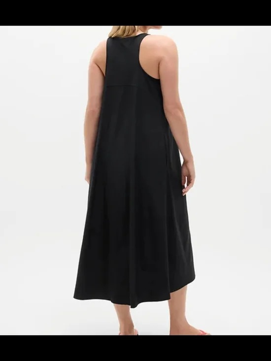Athleta Black Presidio Traveler Scoop-Neck Sleeveless Dress - Picture 7 of 7